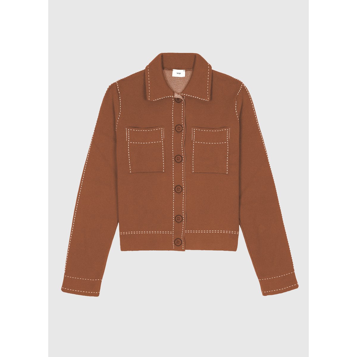 Gilet LECLINT marron, AN'GE