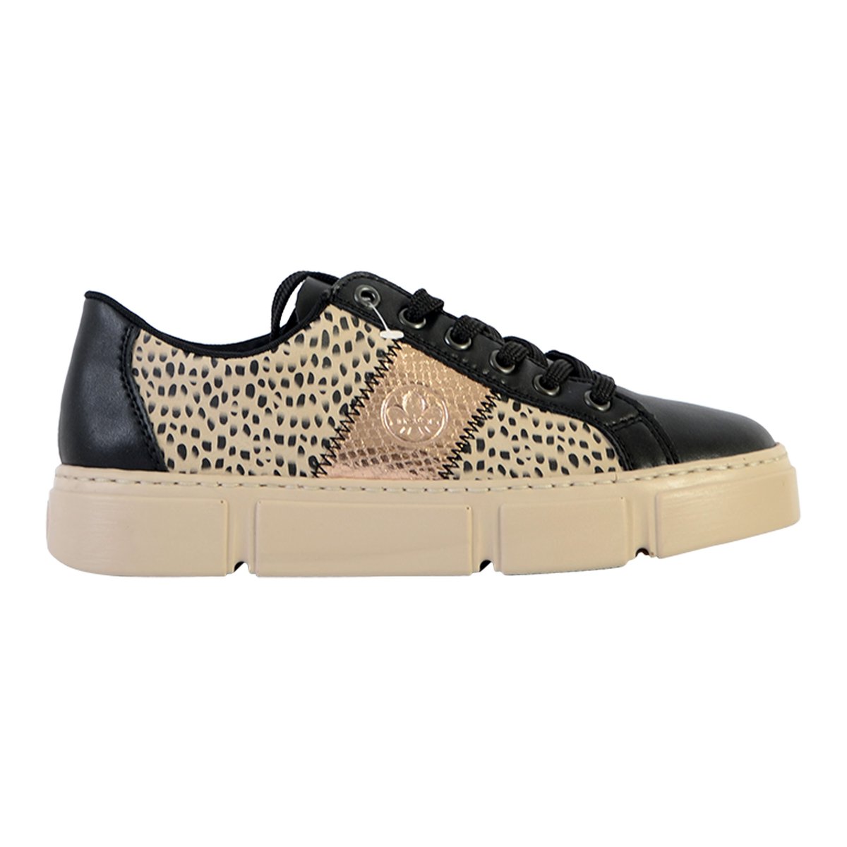 Basket Cuir Alabama beige comb, RIEKER