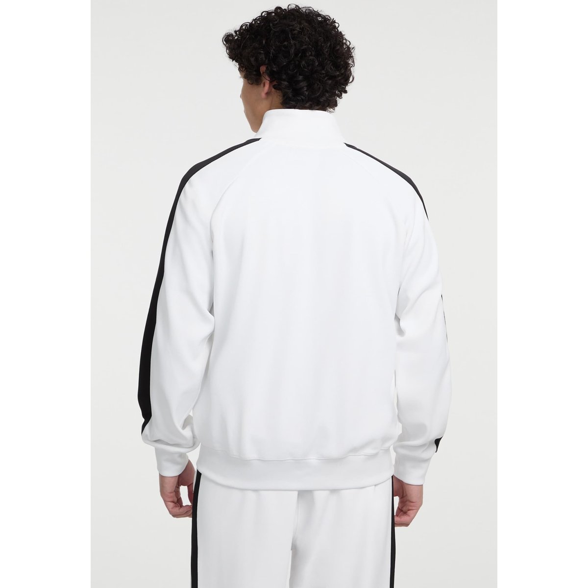 Sweat-Shirt Avec Bande Contrastée Sur Le Côté blanc, GUESS