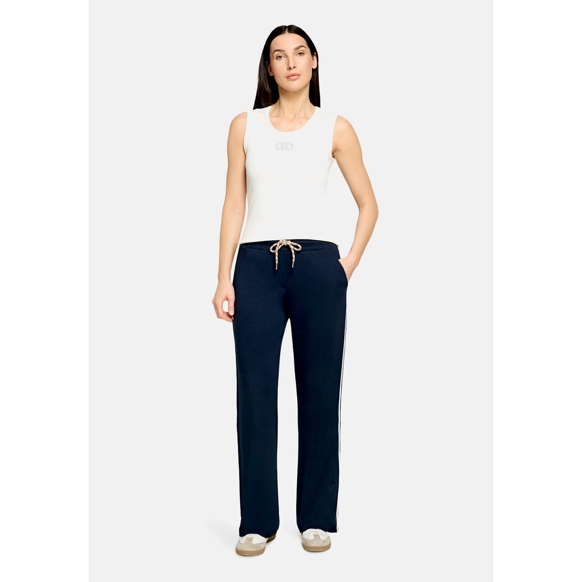 Pantalon à enfiler à poches extérieures dark sky, BETTY BARCLAY