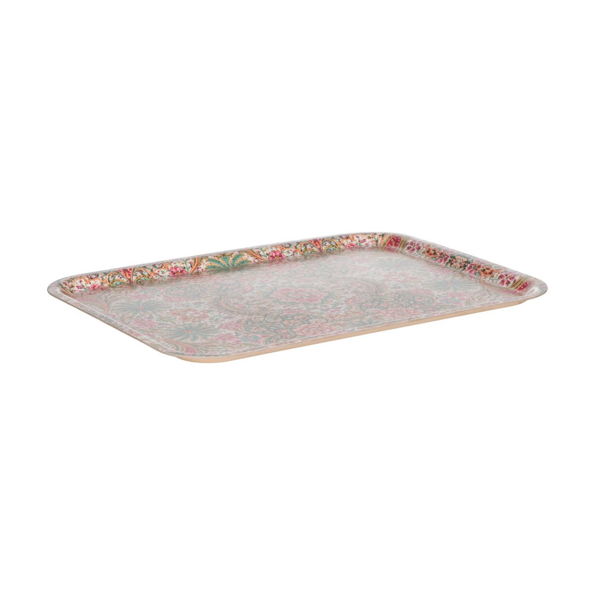 Plateau rectangulaire Safia 43cm x 33cm multicolore, TABLE PASSION