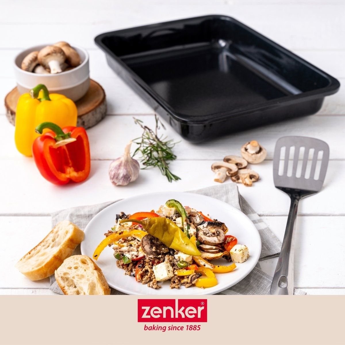 Plat à four XXL rectangle SPECIAL COOKING noir, ZENKER