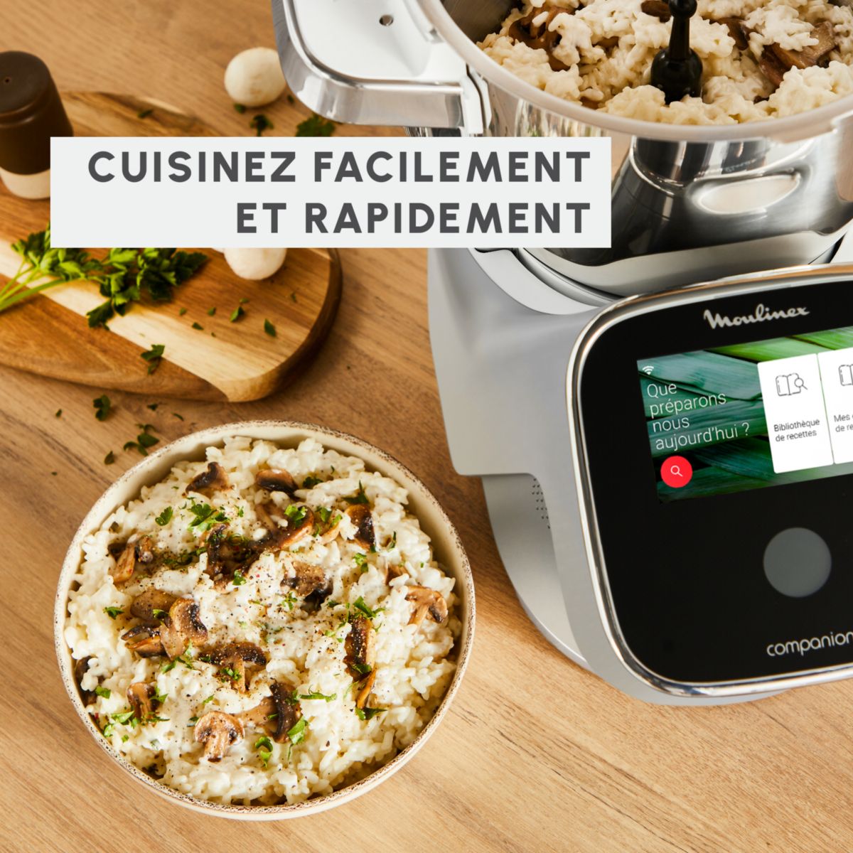 Robot cuiseur I Companion Touch Pro HF93ECF0 couleur unique, MOULINEX