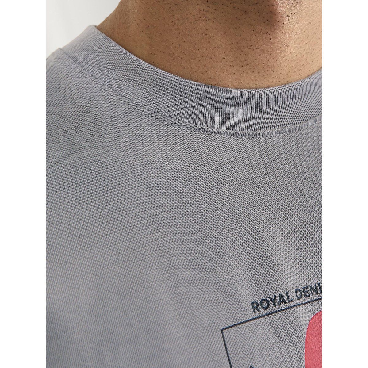 T-Shirt grise - frost gray 1, JACK & JONES
