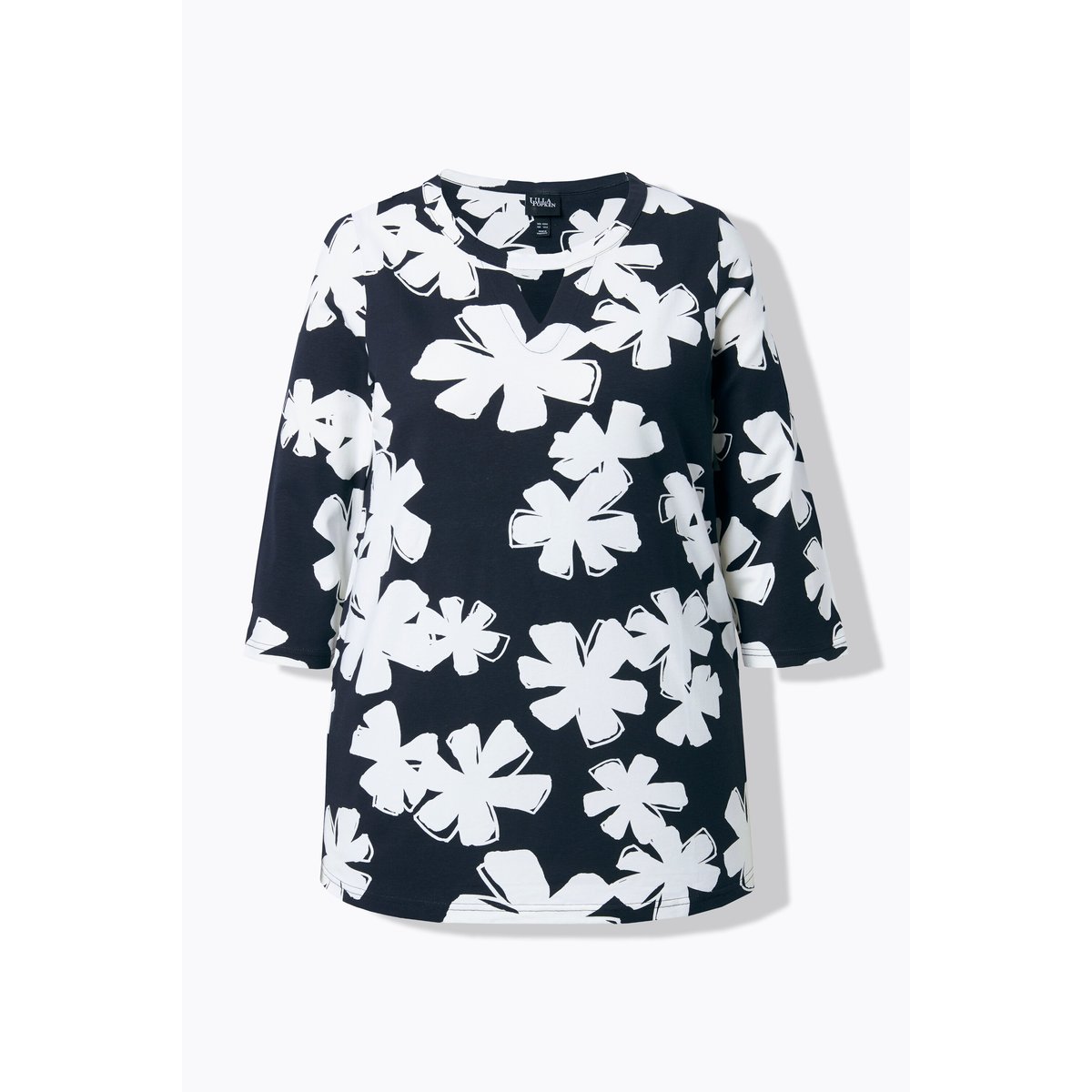 T-shirt à fleurs blanc cassé, ULLA POPKEN