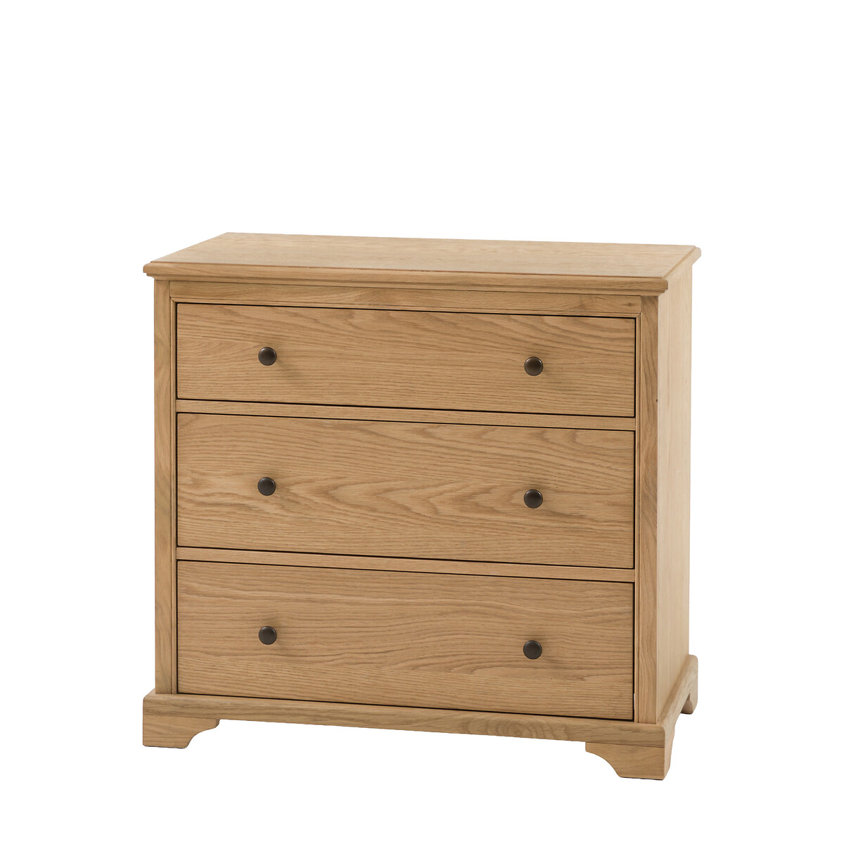 Harriet Oak 3 Drawer Chest light oak wood, SO'HOME
