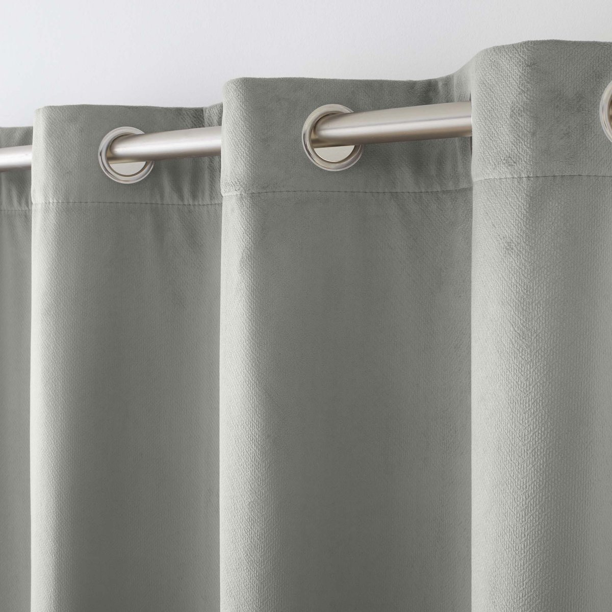 Rideau à œillets isolant POLARCHIC gris, DOUCEUR D'INTÉRIEUR