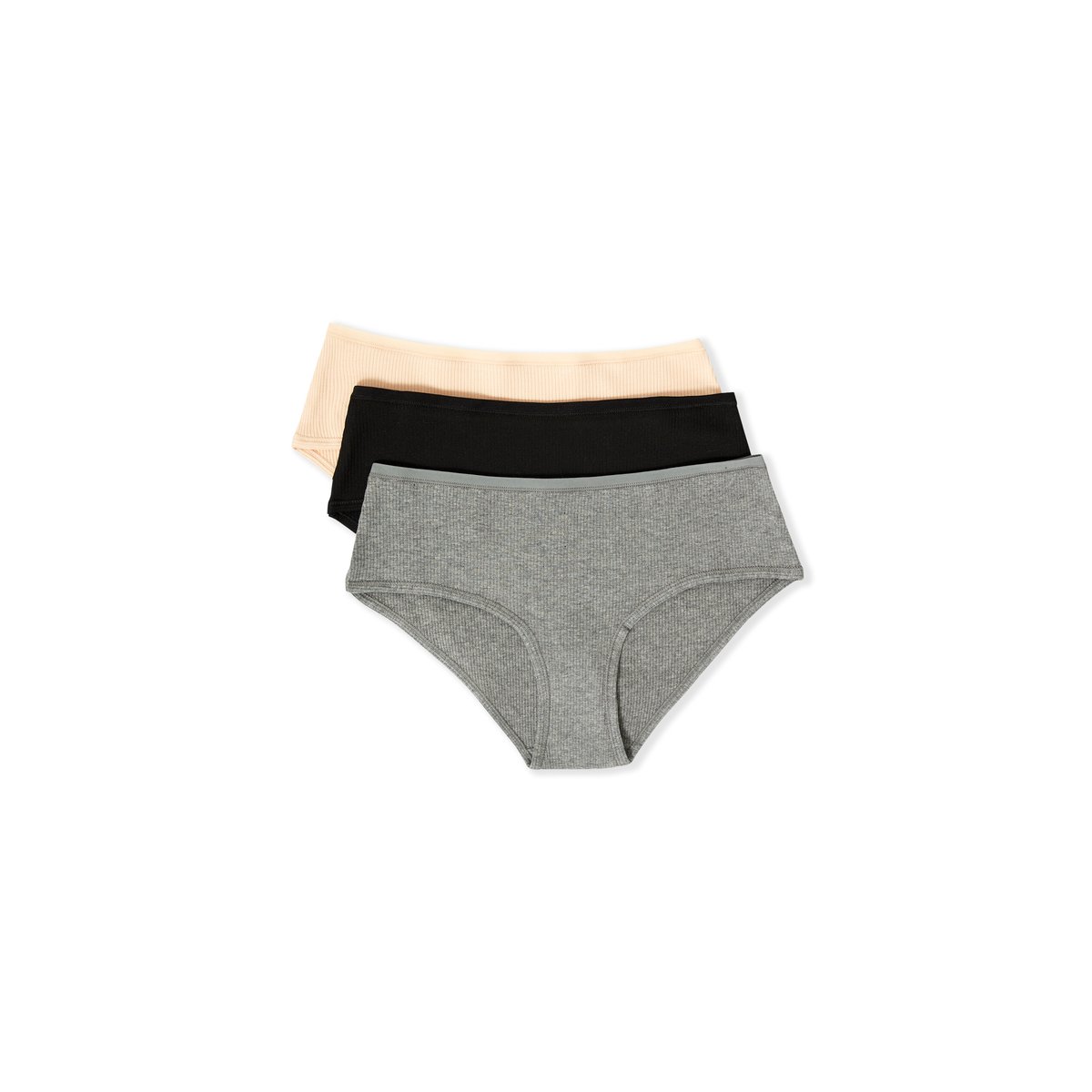 Lot de 3 shortys en coton JOHN multicolore, ETAM