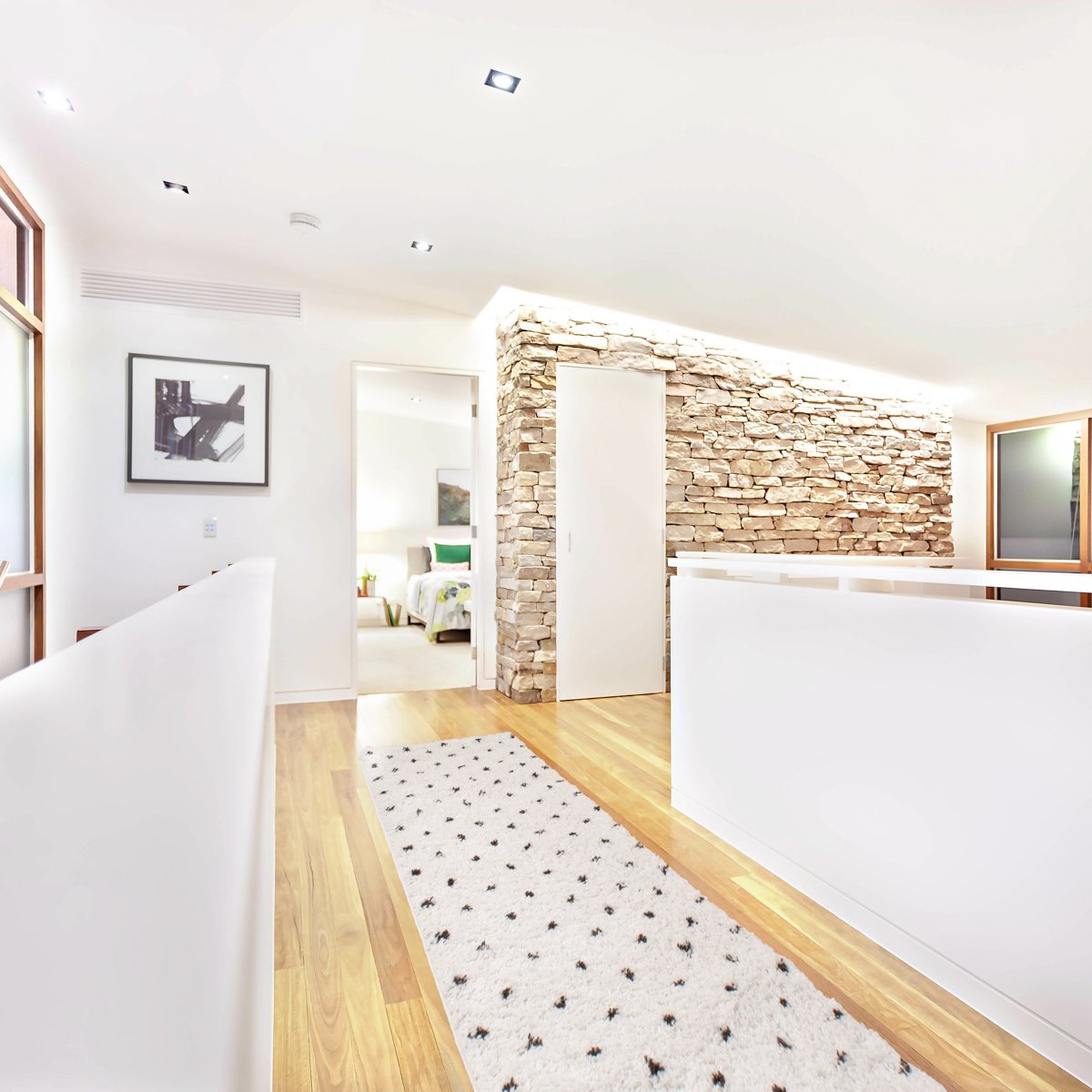 Tapis de salon à poids laine artificielle ASMA crème, NAZAR RUGS