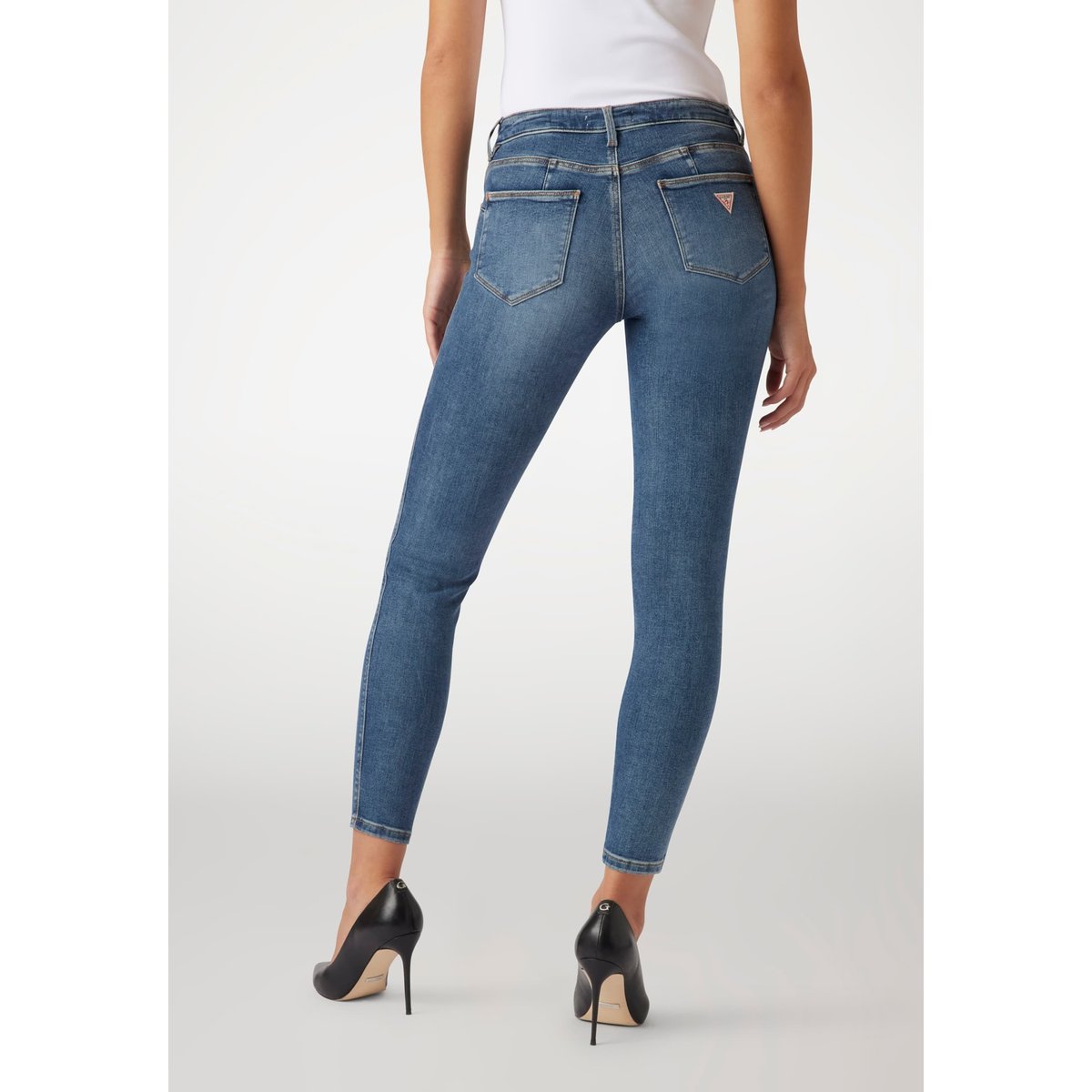 Jean Skinny Curve X bleu, GUESS