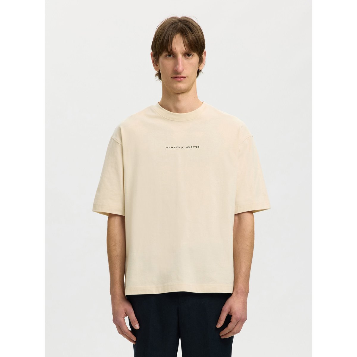 T-Shirt birch, SELECTED