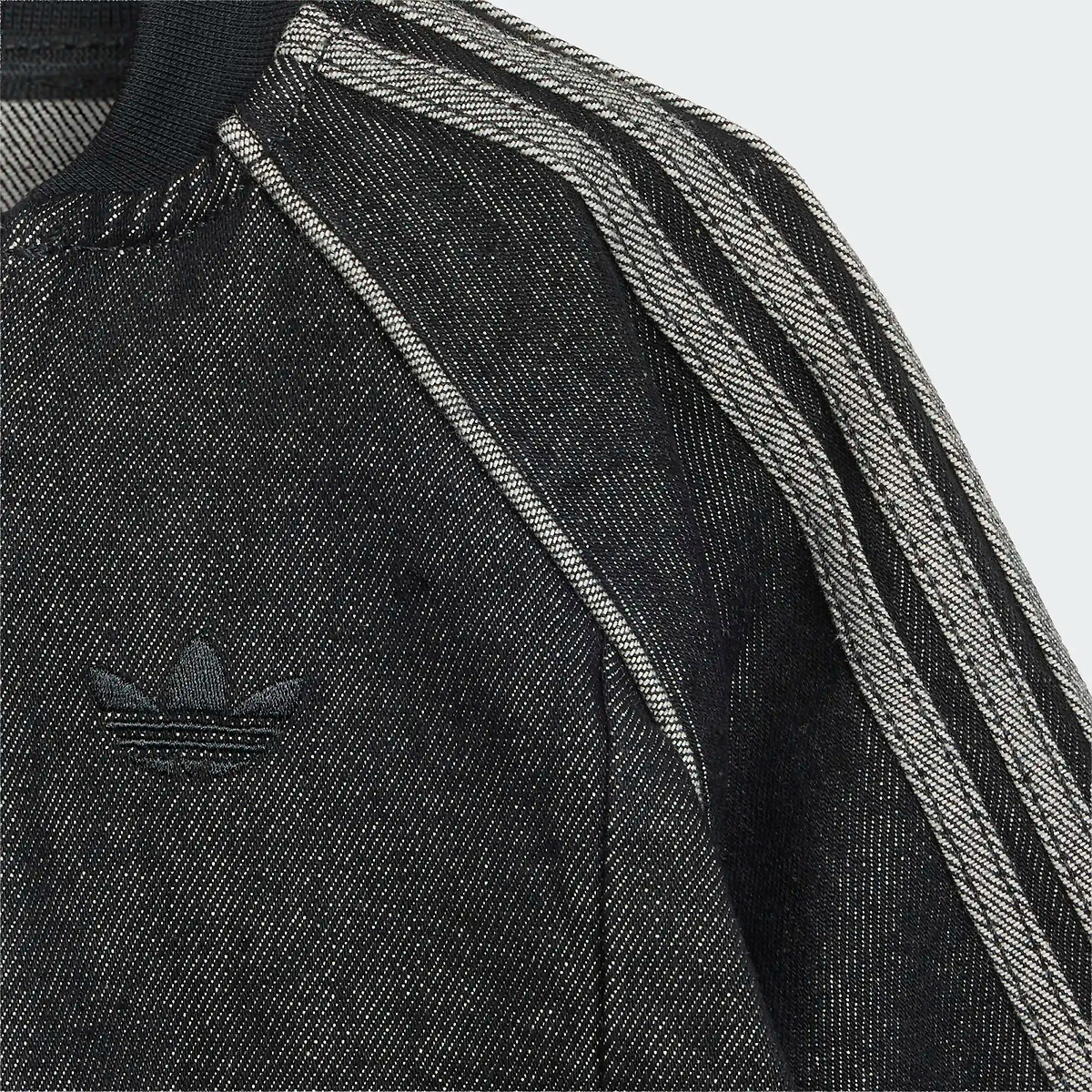Veste en denim denim noir, adidas Originals