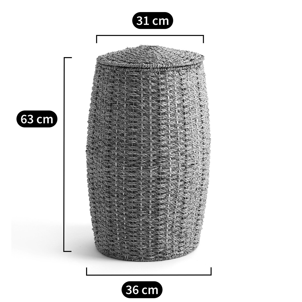 Panier à linge ou de rangement JUBO naturel, LA REDOUTE INTERIEURS