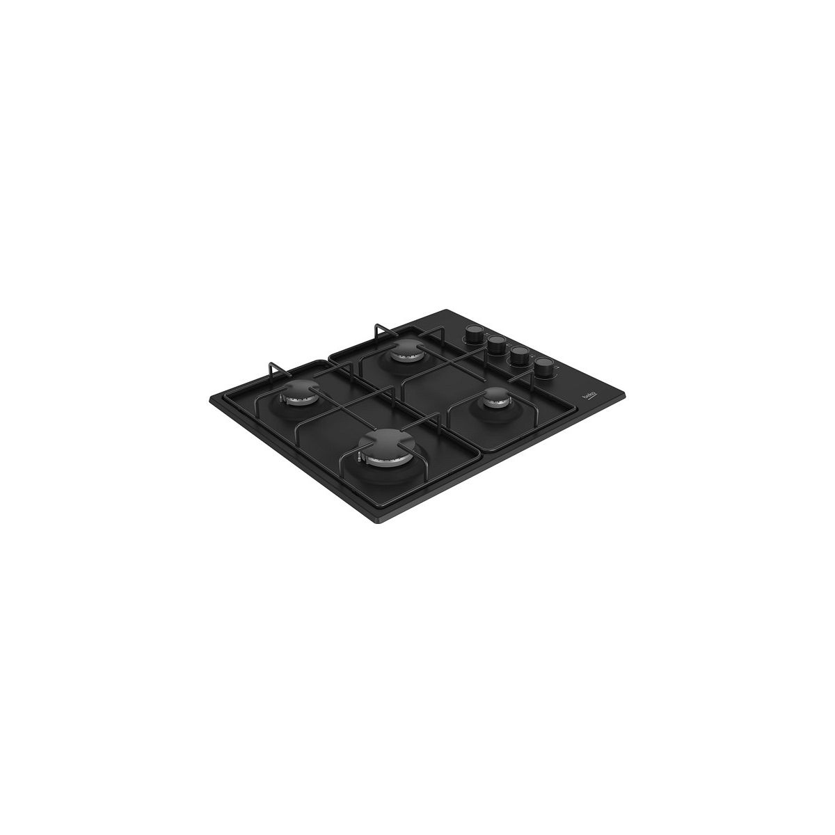Plaque gaz HIGG64123SB noir, BEKO