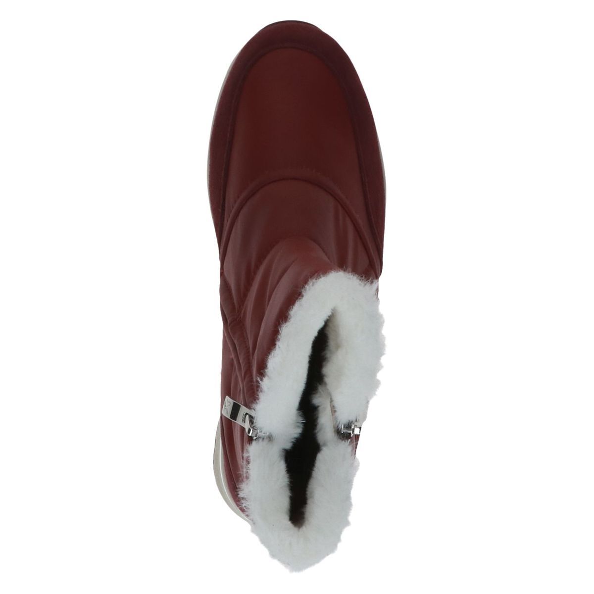 Bottine en cuir violet violet raisin, CAPRICE