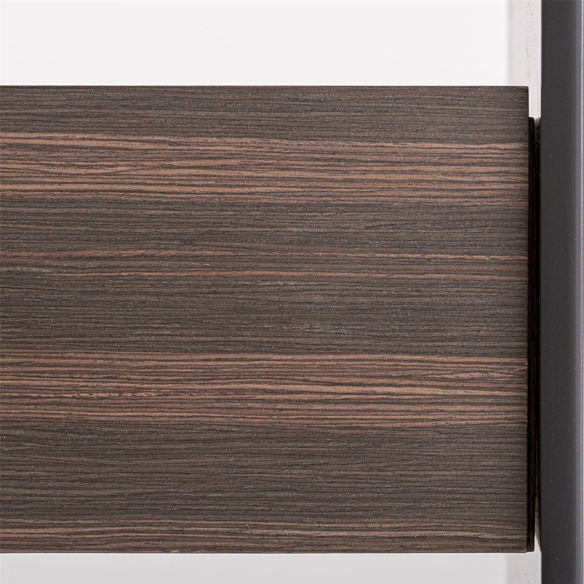 Table de chevet contemporaine en bois noir et bois foncé, RECOLLECTION