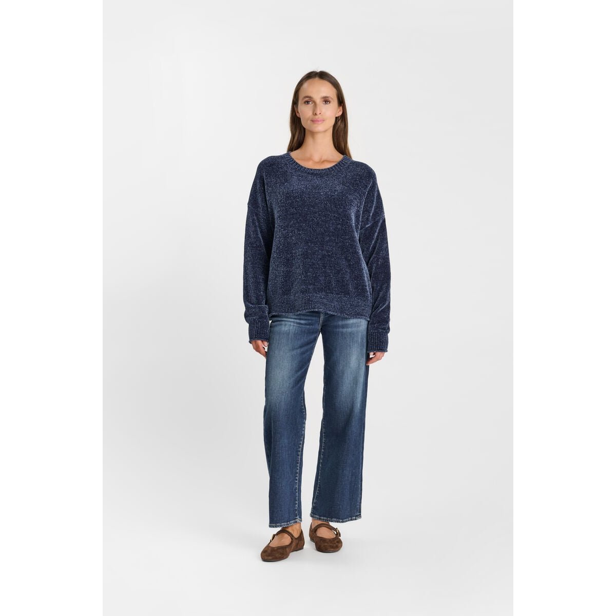 Pull BERON indigo, LE TEMPS DES CERISES