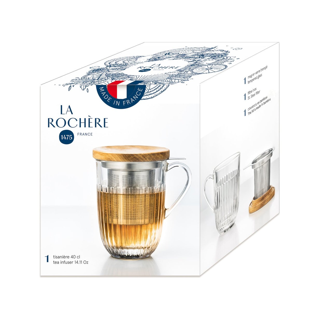 Tisanière, OUESSANT transparent, LA ROCHERE