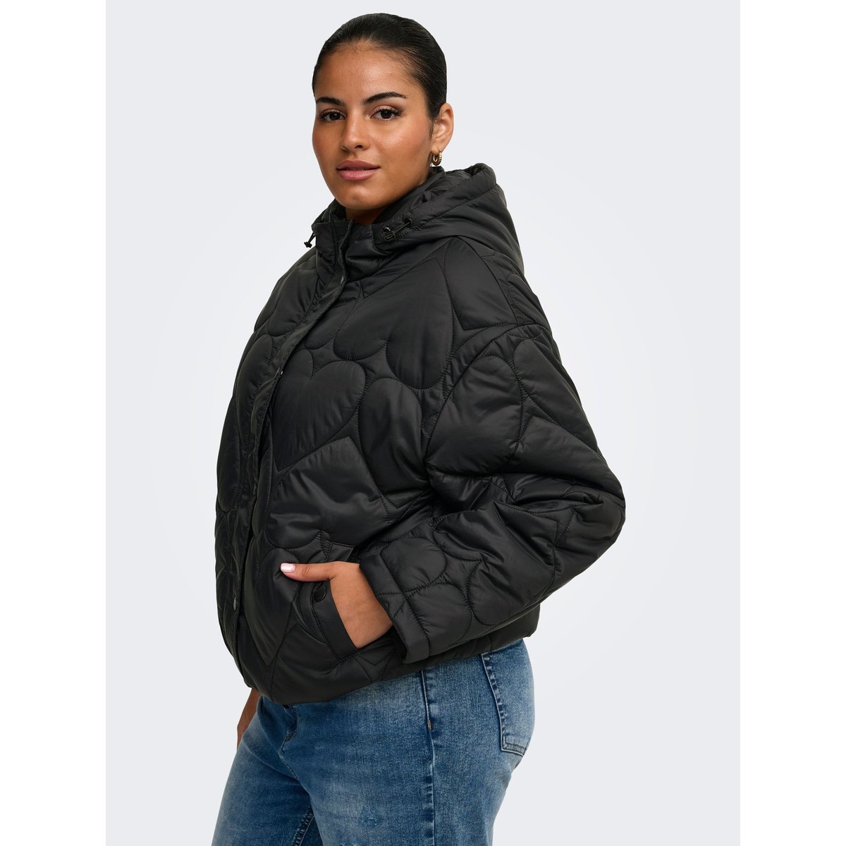 Veste Matelassée black, ONLY CARMAKOMA