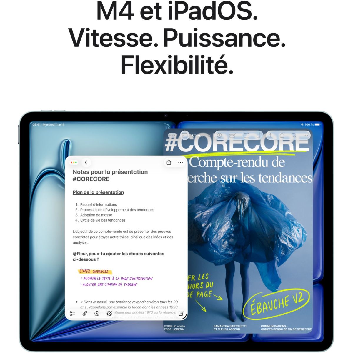 Tablette Apple Air 11 M4 256Go Gris Sidéral Cellu 2026 gris, APPLE