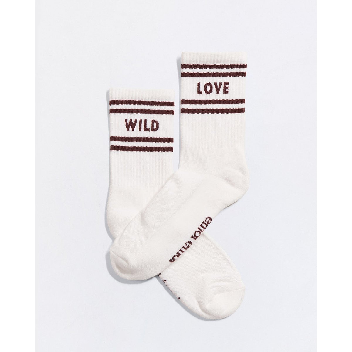 Chaussettes Wild love blanc, EMOI EMOI