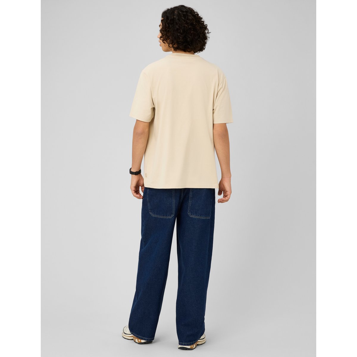 Jean balloon brut bleu moyen, BZB