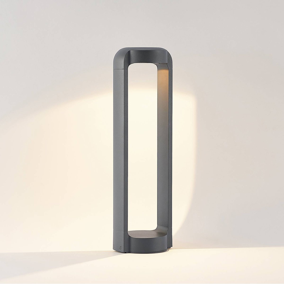 Luminaire extérieur en aluminium moderneLED anthracite, LUCANDE