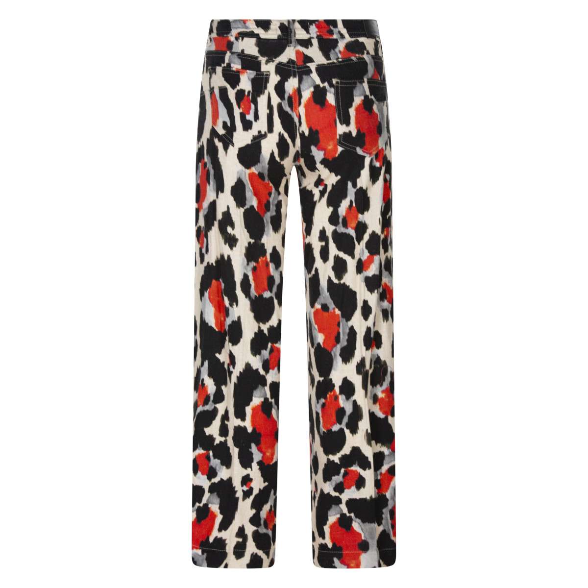 Pantalon taille haute large orange, FREEMAN T. PORTER