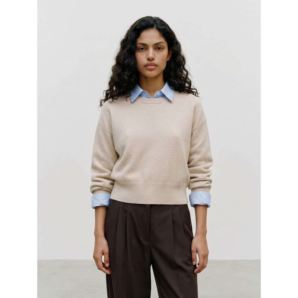 Pull En Maille birch, VERO MODA