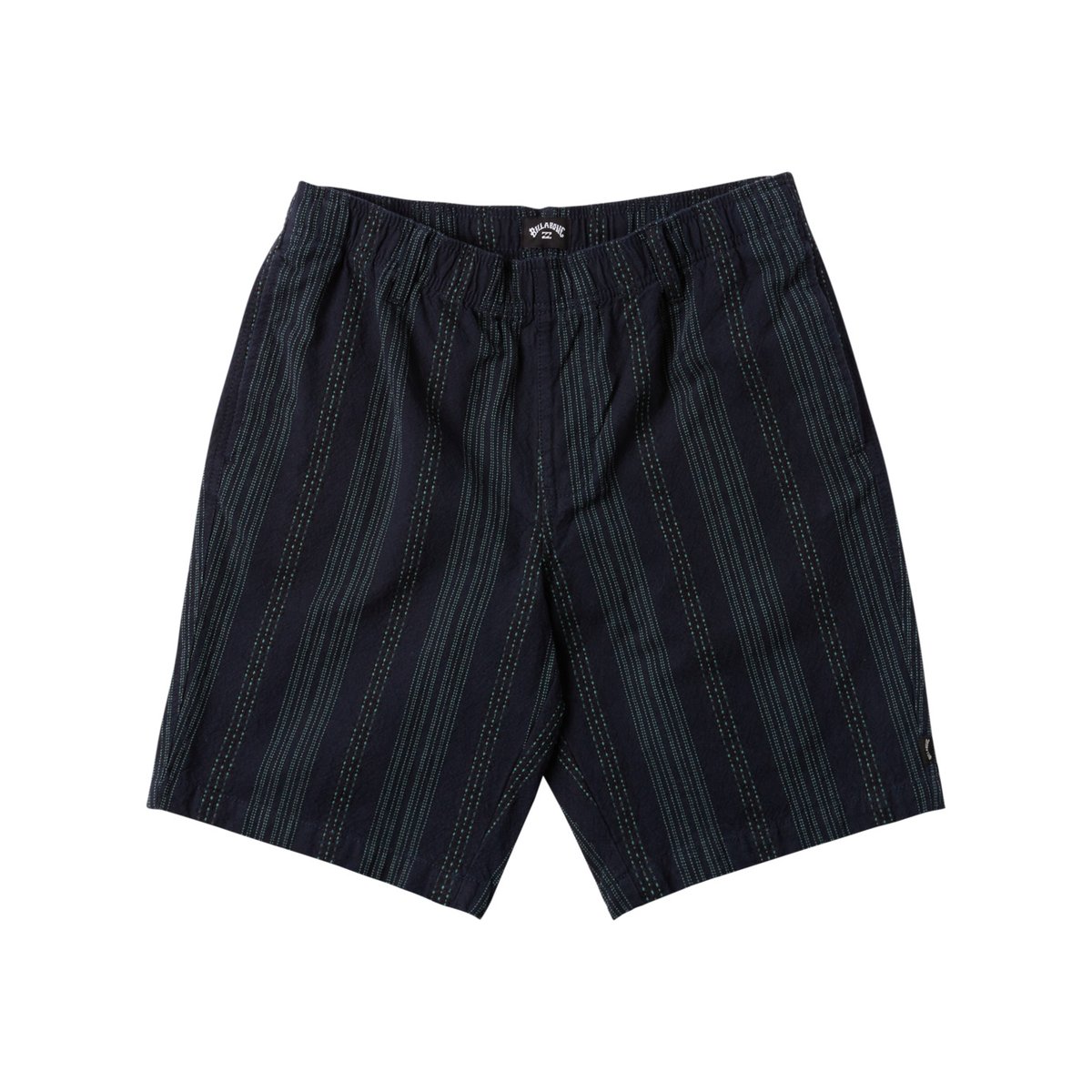 Short tissu écossais LARRY LAYBACK bleu navy, BILLABONG