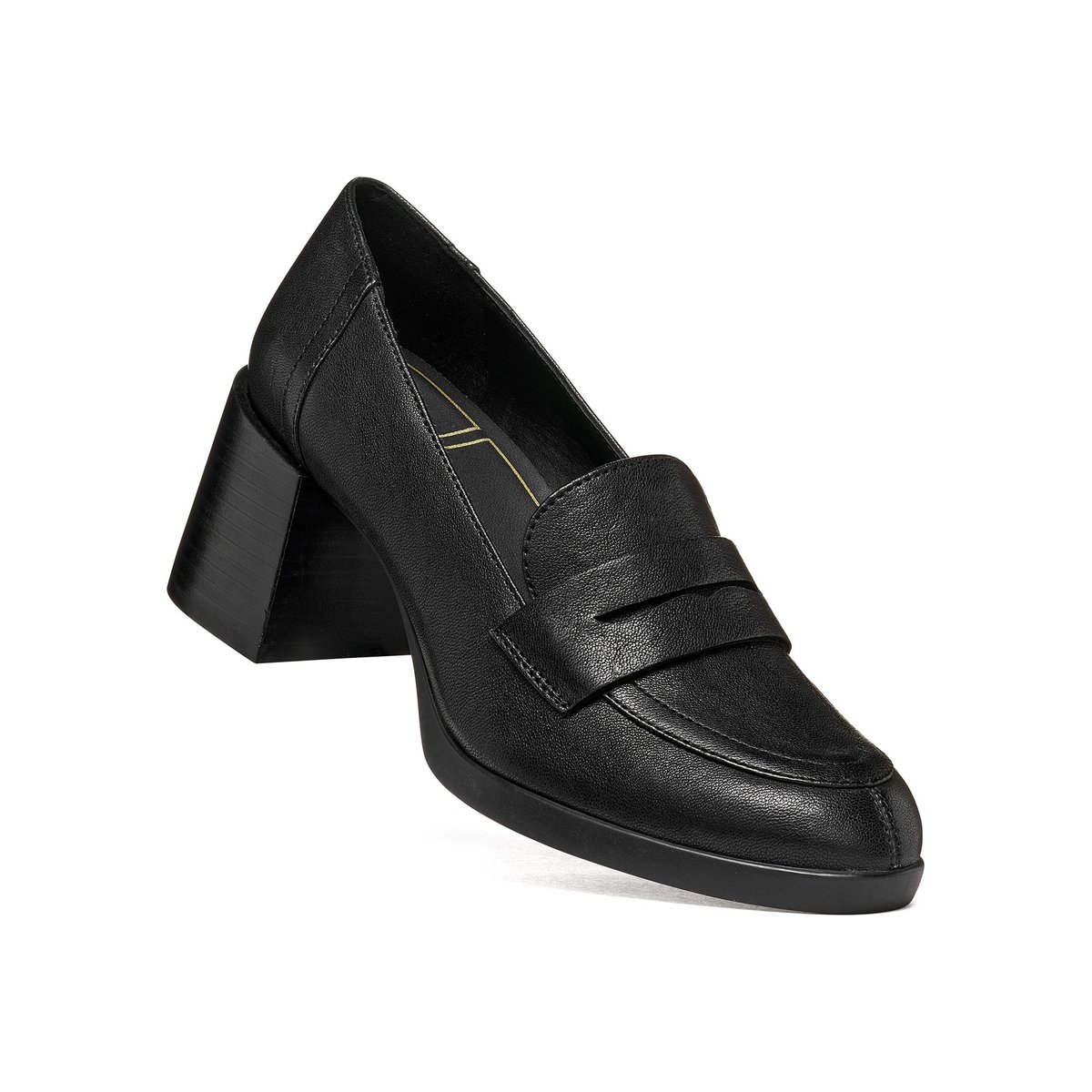 Mocassins à talons, WALK PLEASURE 55T noir, GEOX