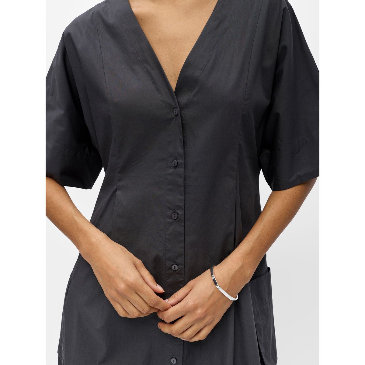 Robe Longue gris - gunmetal1, OBJECT
