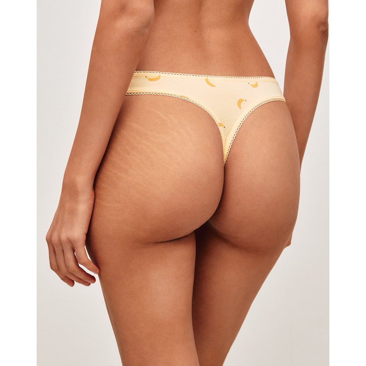 Lot de 3 strings en coton imprimés colorés TAOMIZ CAIPIZ jaune, UNDIZ