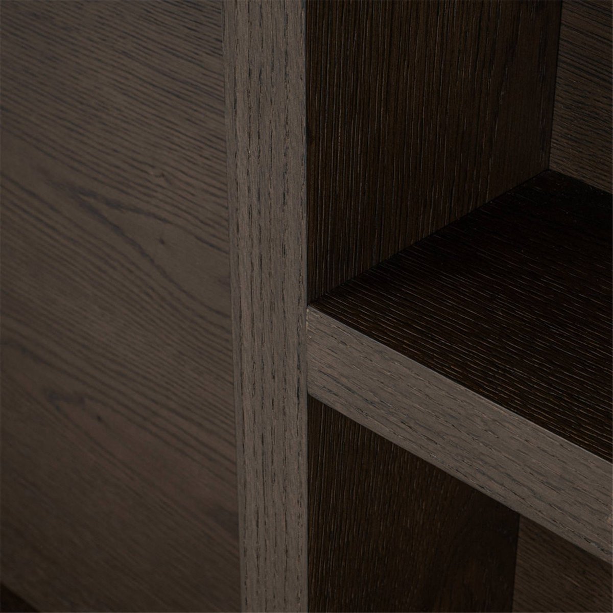 Meuble tv en bois 3 portes 2 tiroirs marron, RECOLLECTION
