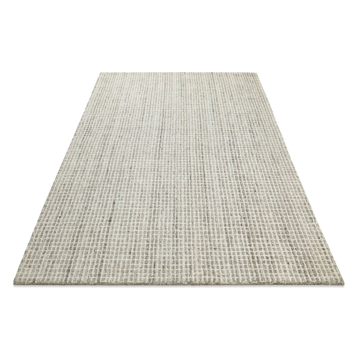 Tapis minimaliste à maille fine ,  Hamptons FOURTEEN greige chiné, WECON HOME