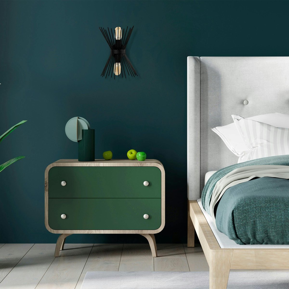 Applique murale forme sablier SINOP noir, PIER IMPORT