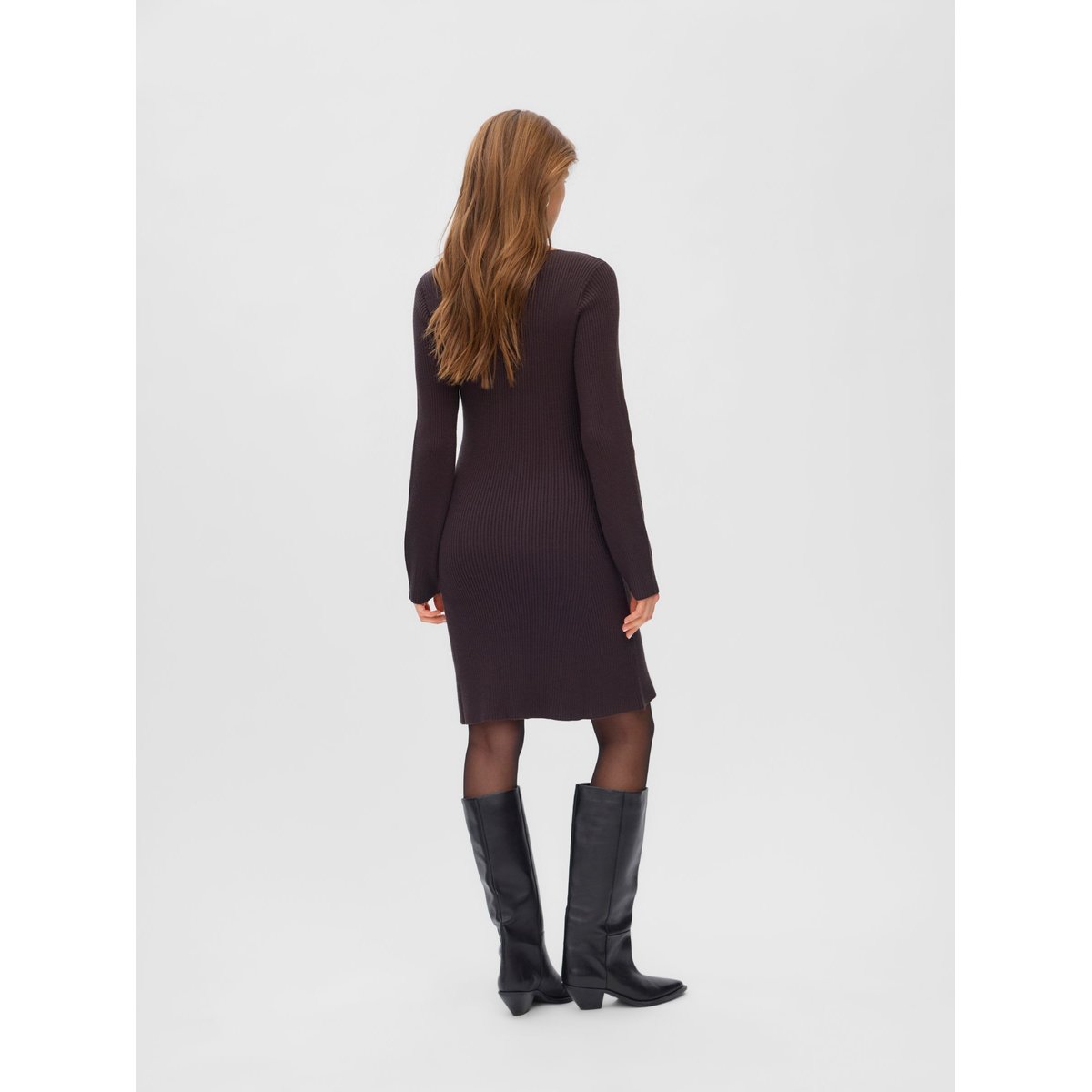 Robe En Maille marron - chocolate torte 1, VERO MODA