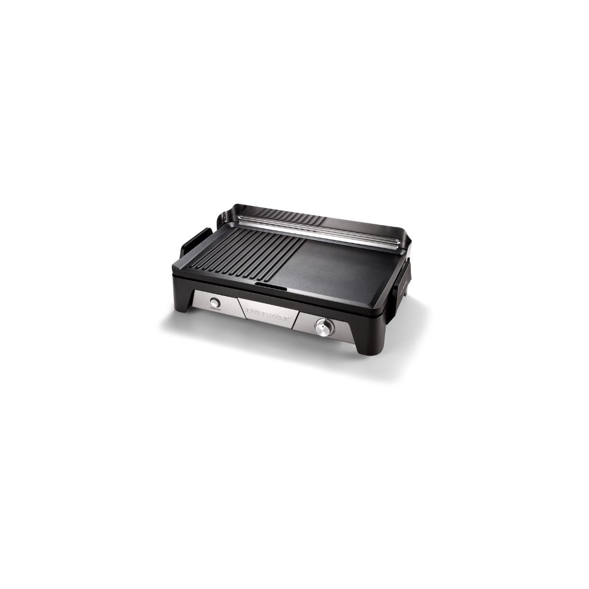 Plancha électrique QPL485 Grill et plancha à poser,  50x30 cm couleur unique, RIVIERA & BAR