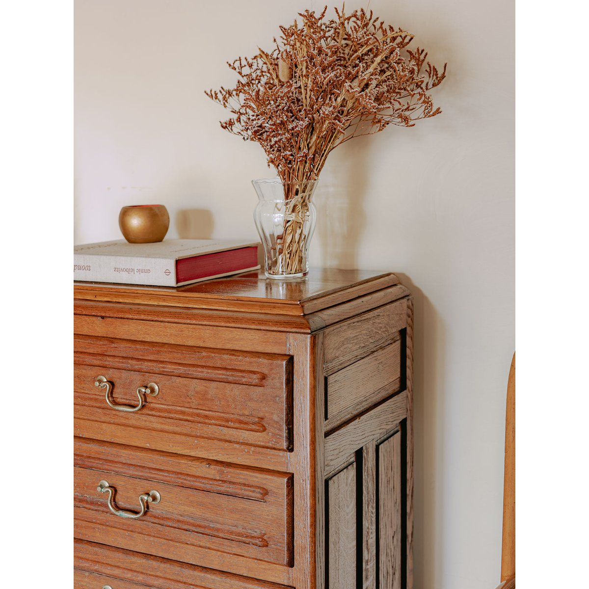 Commode classique en chêne massif Garance N°701 - Bon état bois clair, DEBONGOUT