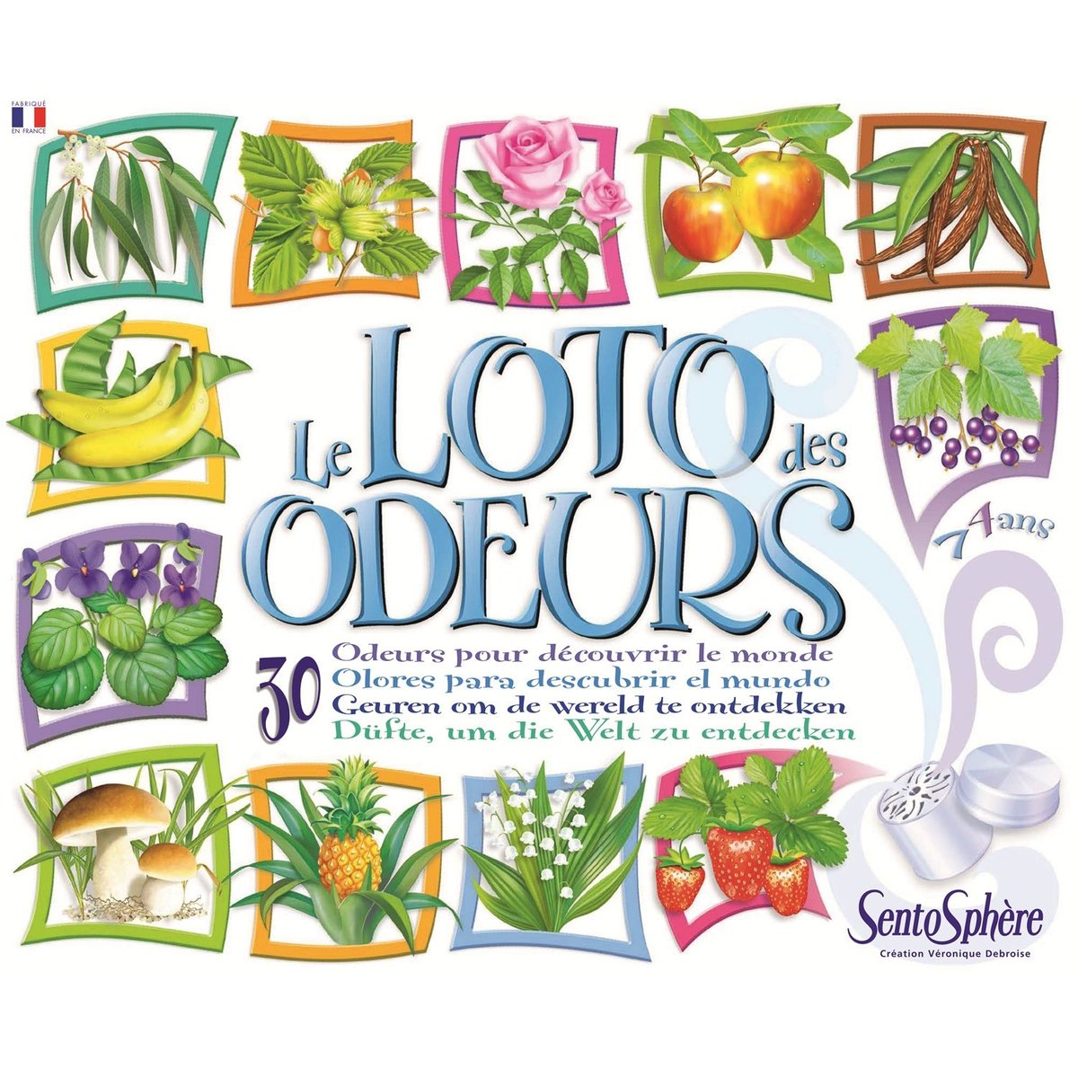 Le loto des odeurs blanc, SENTOSPHERE
