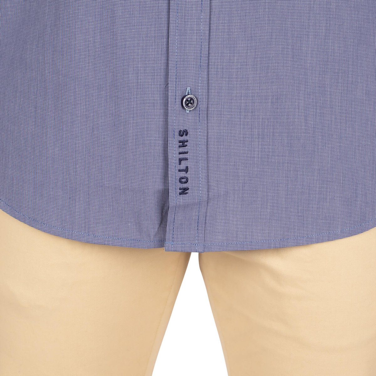 Chemise imprimé VICHY navy, SHILTON