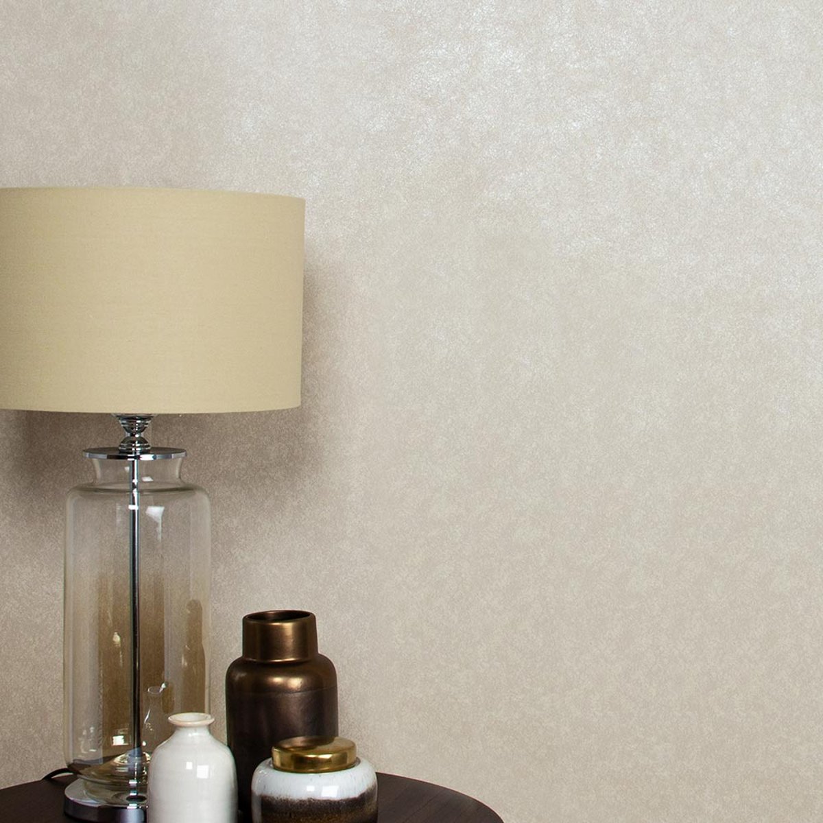 Papier peint Steel Oyster beige, GRAHAM ET BROWN