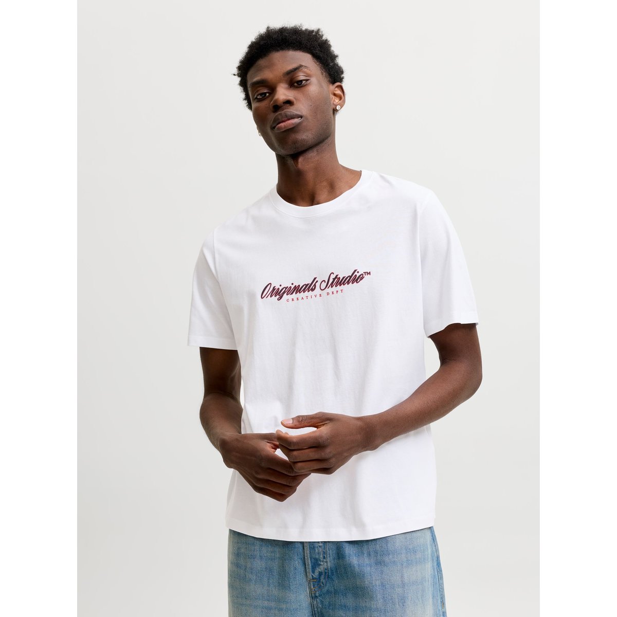 T-Shirt bright white, JACK & JONES
