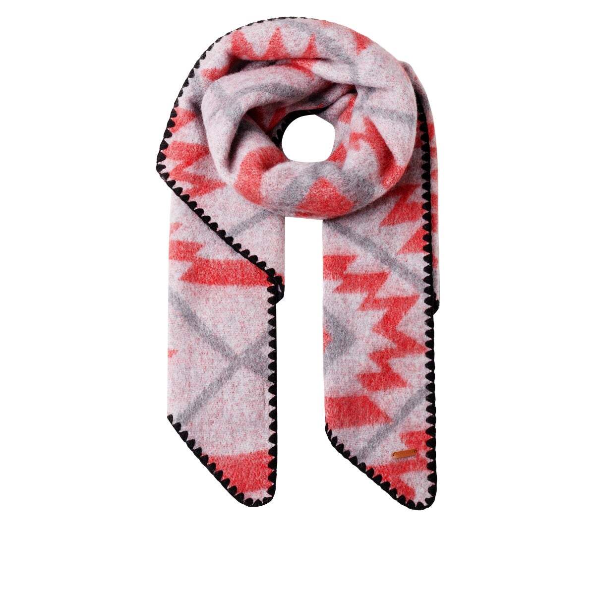 Écharpe À Imprimé Géométrique gris granit, PEPE JEANS