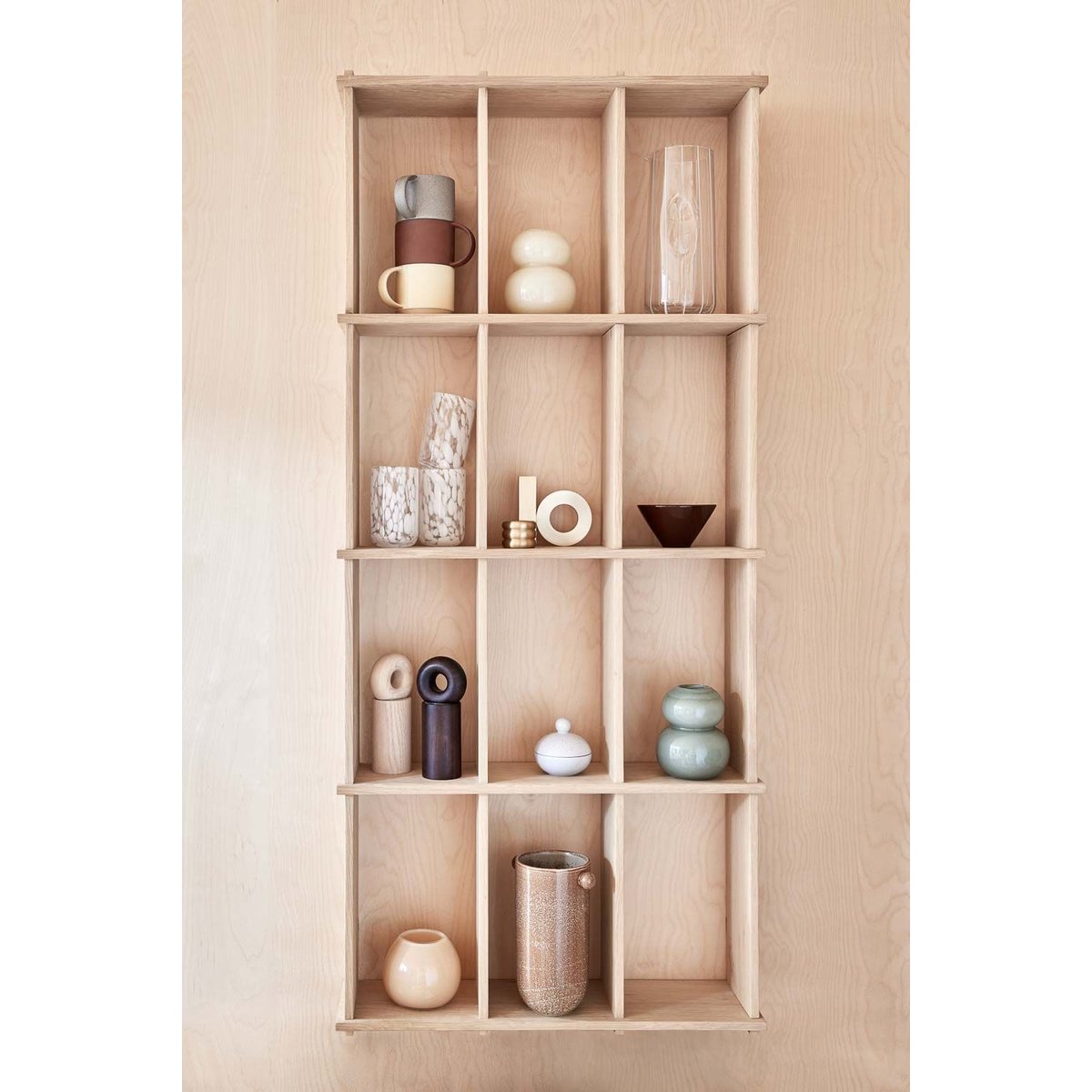 Vase en verre LIVING rouge, OYOY LIVING DESIGN