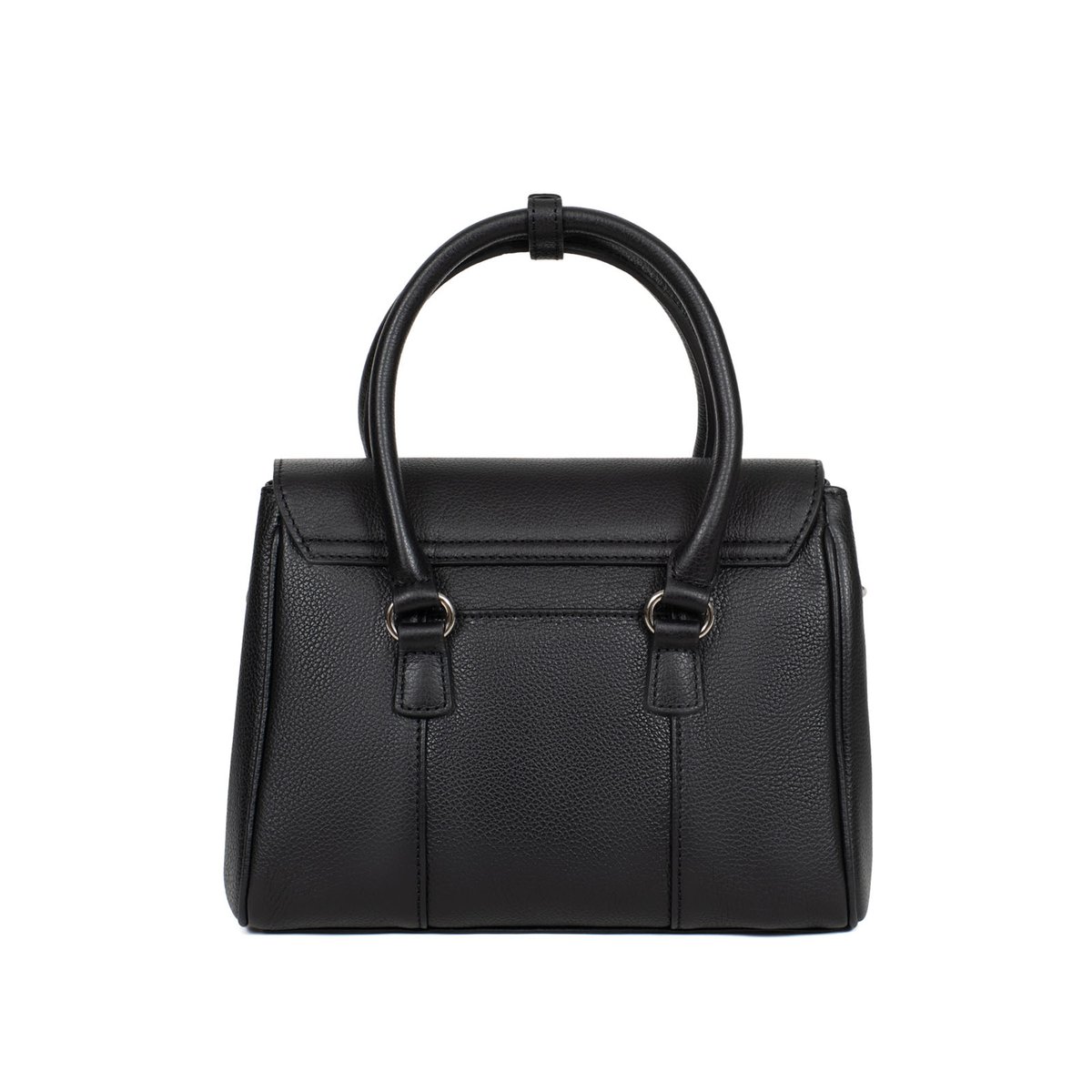 Sac porté main 2 poignées  AURORE noir, HEXAGONA