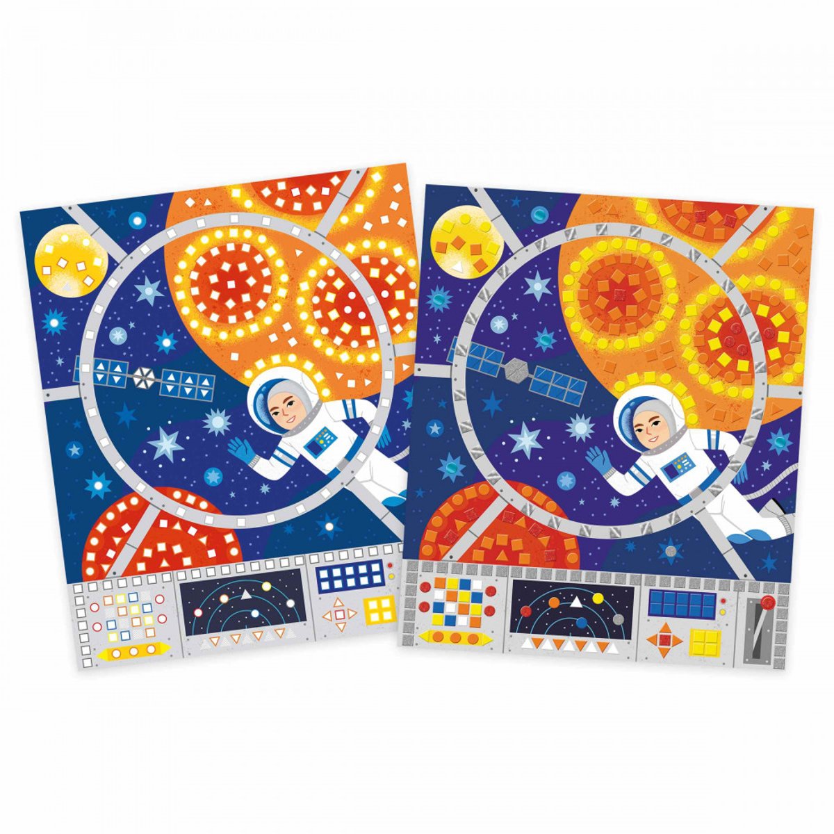 Mosaiques Espace multicolore, JANOD