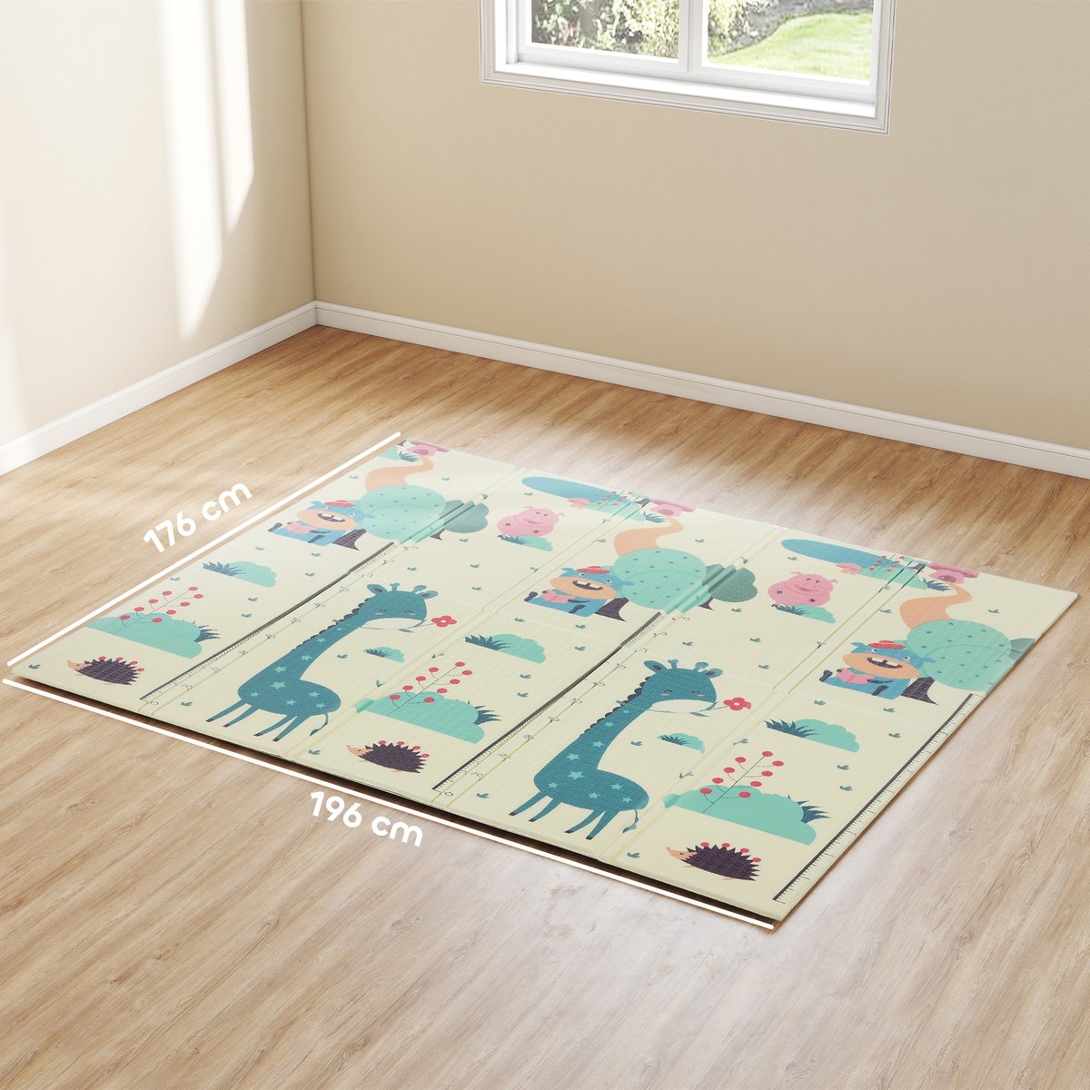 Tapis de jeu pour enfants XPE Multicolore multicolore, AIYAPLAY