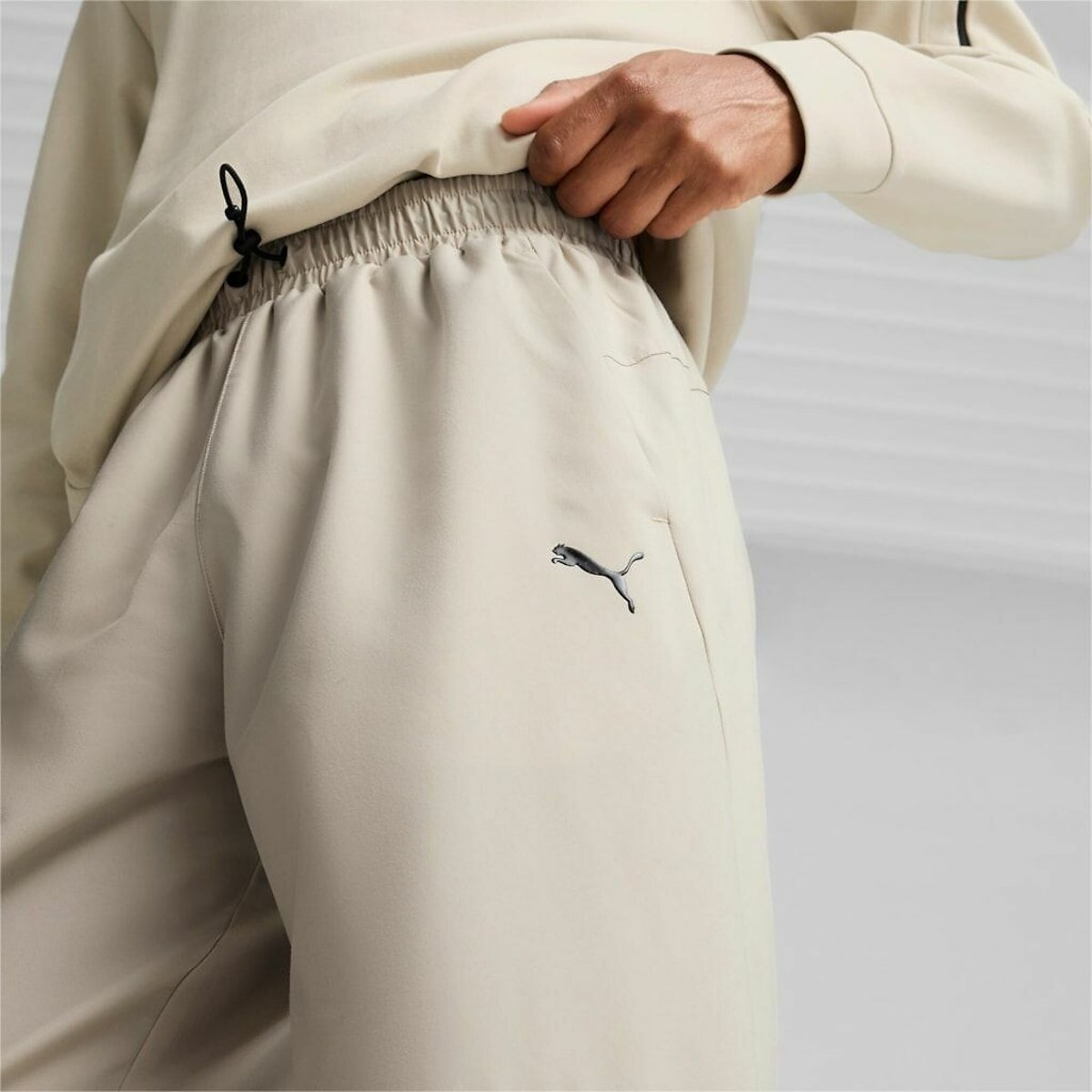 Pantalon tissé cargo beige, PUMA