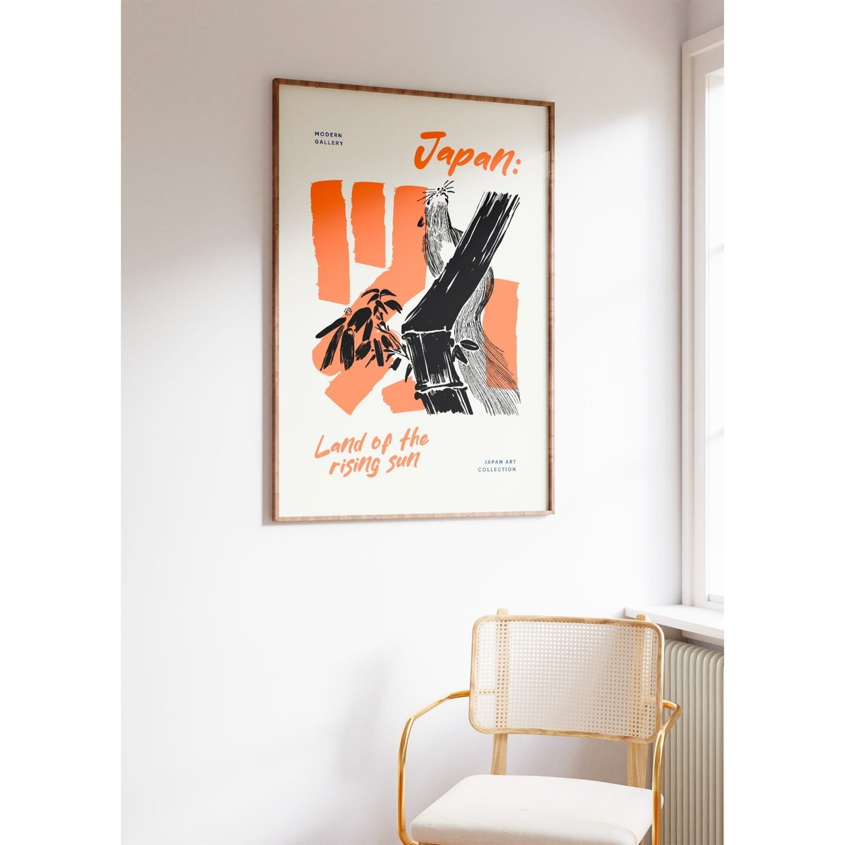 Affiche Art Japon 2 blanc, L'AFFICHERIE